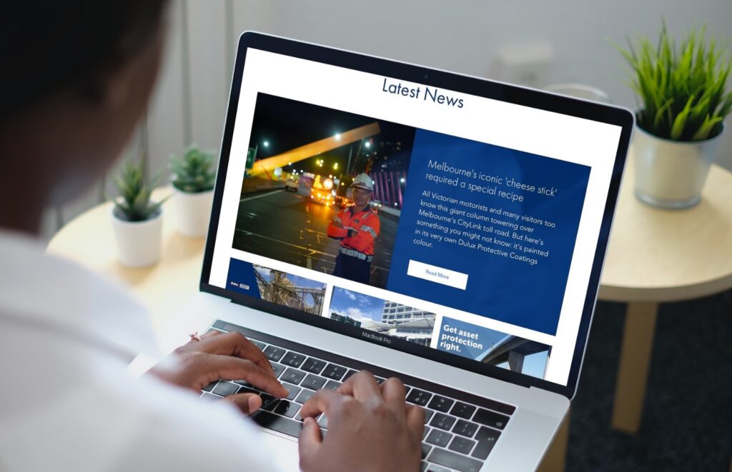 Dulux Protective Coatings website