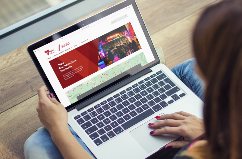 Delivering for Victoria website