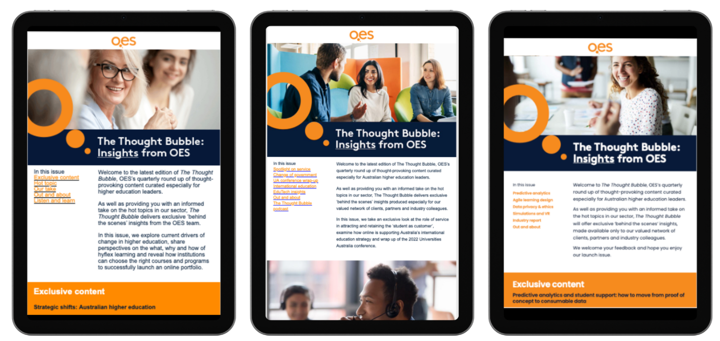 Image of OES blog article examples